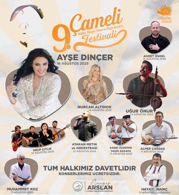 Çameli’nde 7 gün sürecek festival coşkusu için geri sayım başladı
