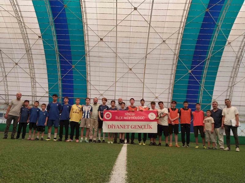 Simav’da Yaz Kur’an Kursları arası futbol turnuvası
