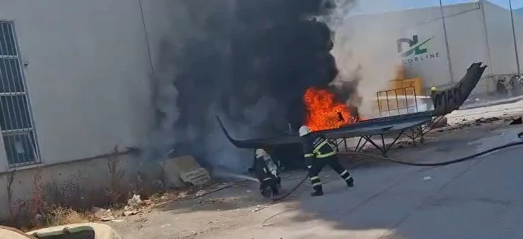 Bursa’da tekstil fabrikasında büyük yangın
