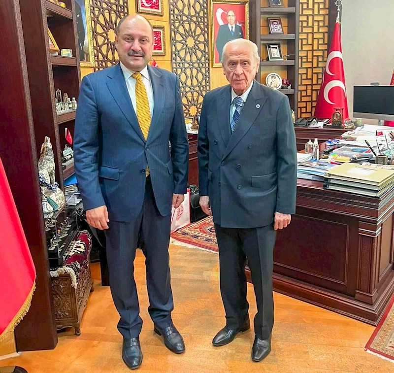 Gülpınar’dan MHP Genel Başkanı Devlet Bahçeli’ye ziyaret
