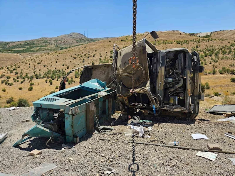 Malatya’da askeri araç devrildi: 1 şehit, 1 asker yaralı
