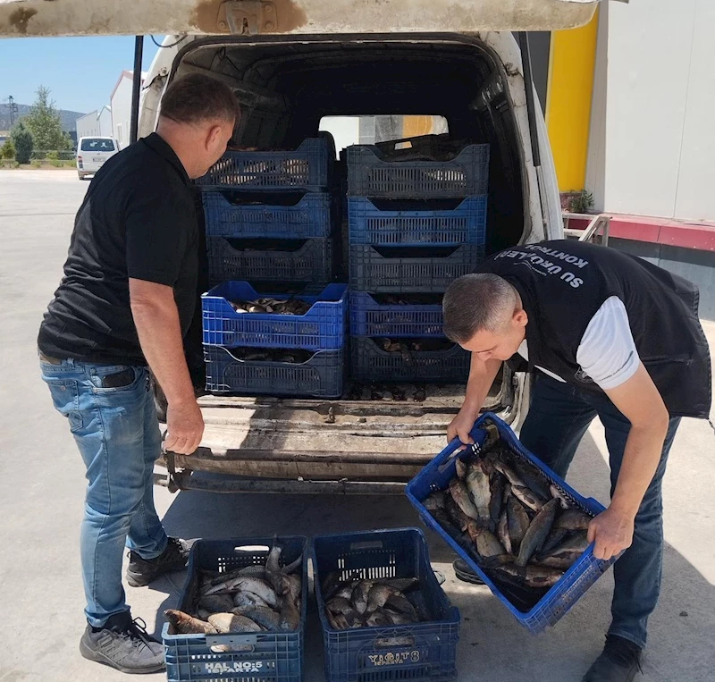 Gölde sürdürülebilir balıkçılık için denetimler sıklaştırıldı

