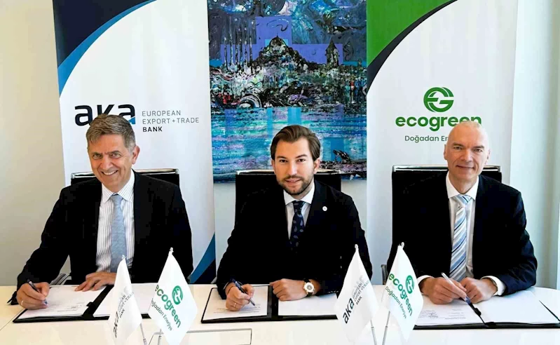 Ecogreen Enerji, Alman Aka European Export Trade Bank ile 76,7 milyon Euro tutarında finansman sözleşmesi imzaladı
