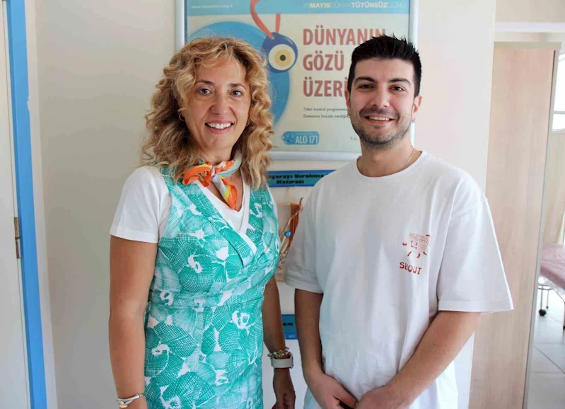 12 yıldır içtiği sigarayı Sağlıklı Hayat Merkezi desteğiyle bıraktı
