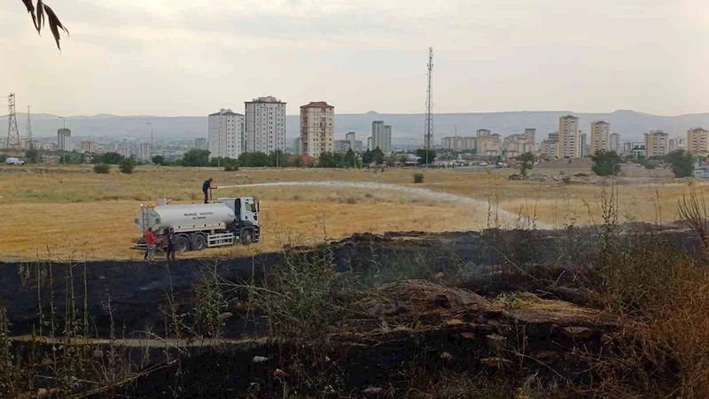 Ot yangını büyümeden söndürüldü
