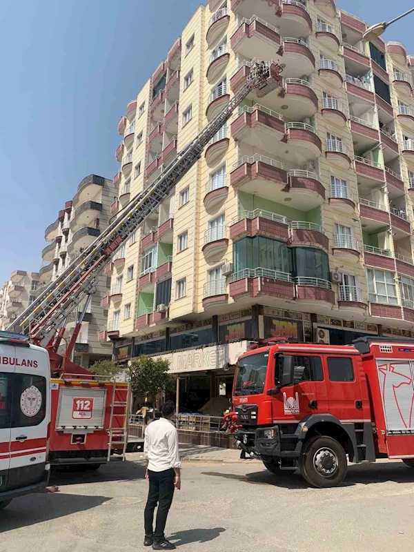 Mardin’de apartman dairesinde çıkan yangın söndürüldü
