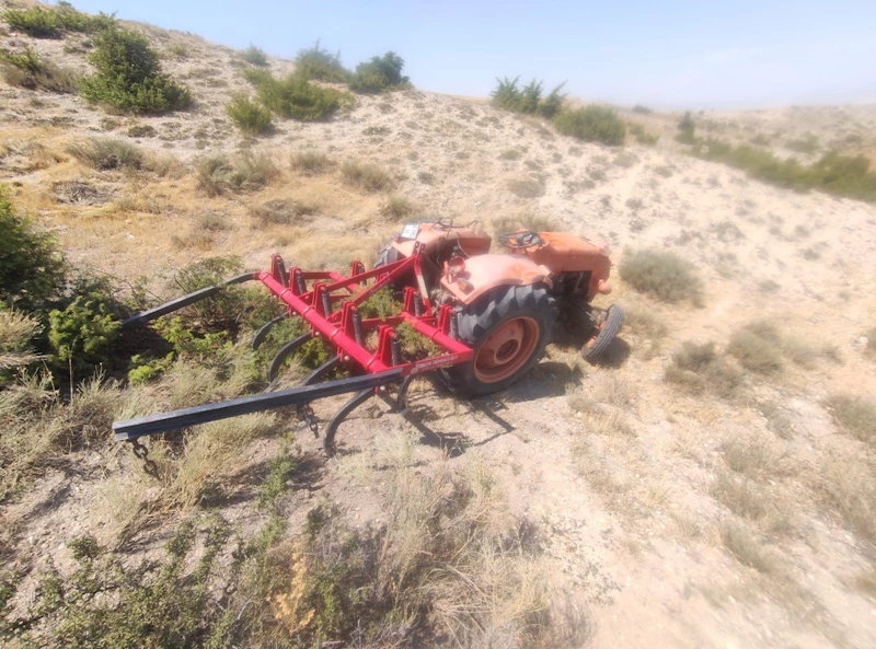 Ankara’da traktör devrildi: 1 ölü

