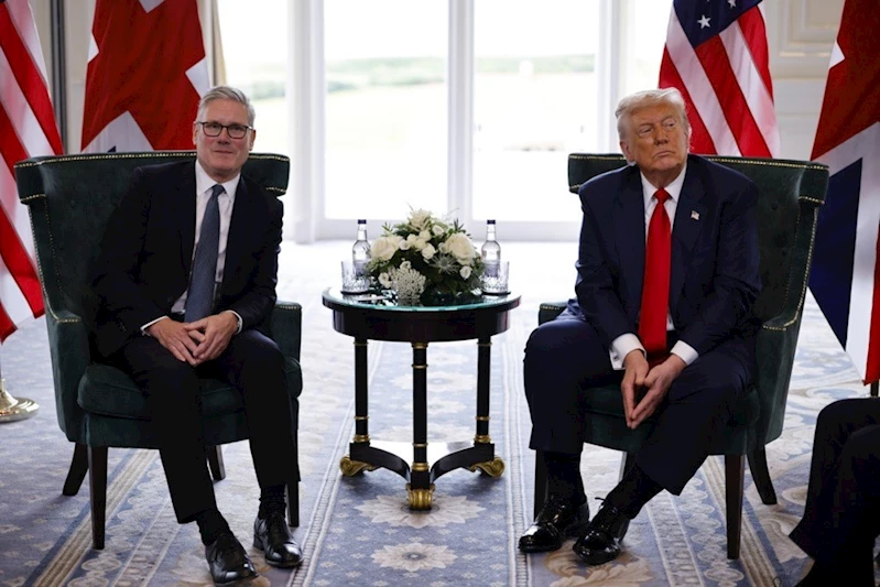 ABD Başkanı Trump, İngiltere Başbakanı Starmer ile görüştü
