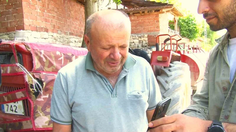 Lastiği patlak traktörüyle yangına su taşıyan çiftçi İHA’ya konuştu:
