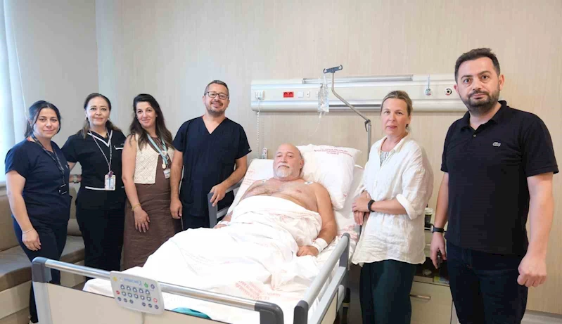 Rus hasta Mersin Şehir Hastanesi’nde sağlığına kavuştu
