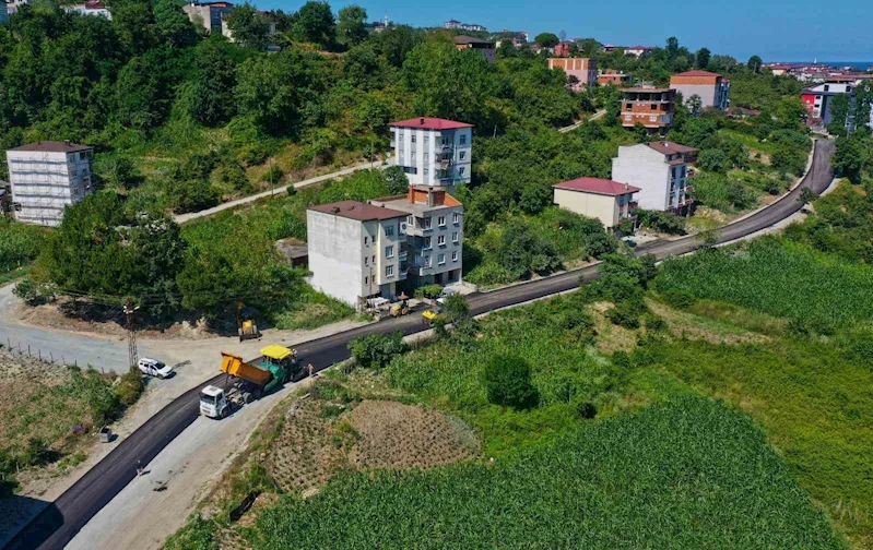 Ordu’da sıcak asfalt çalışmaları sürüyor
