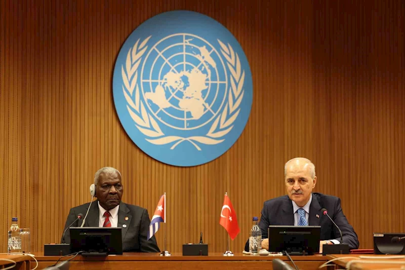 TBMM Başkanı Kurtulmuş, Küba Halkın Gücü Ulusal Meclisi Başkanı Hernandez ile görüştü

