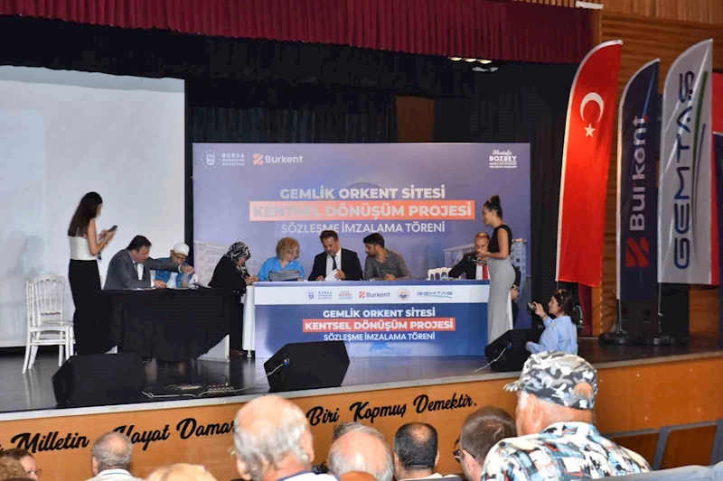 Orkent Sitesi Kentsel Dönüşüm Projesi’nde imzalar atıldı
