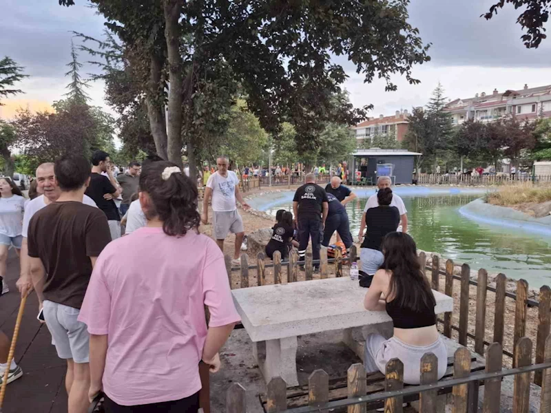Suni gölette boğulma tehlikesi
