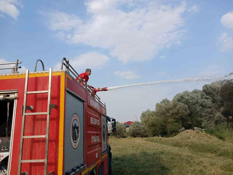 Elazığ’da ağaçlık alanda çıkan yangın ekipler tarafından  söndürüldü
