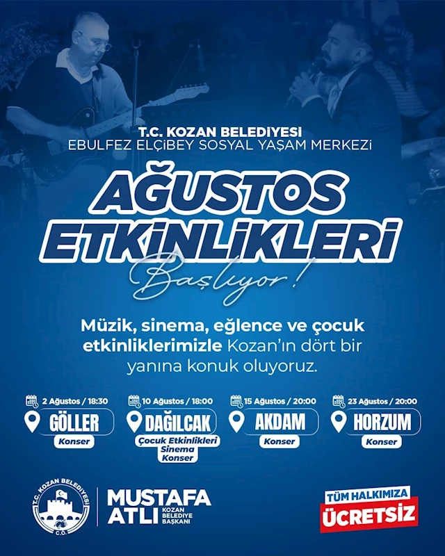 Kozan’da yayla şenlikleri başlıyor
