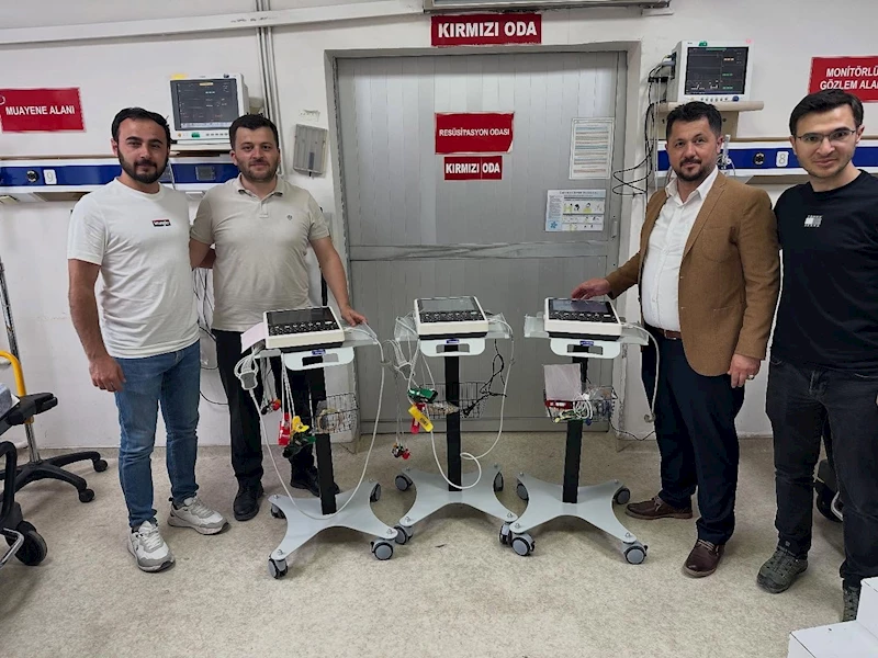 Gerze Devlet Hastanesi’ne 12 kanallı dijital EKG cihazı
