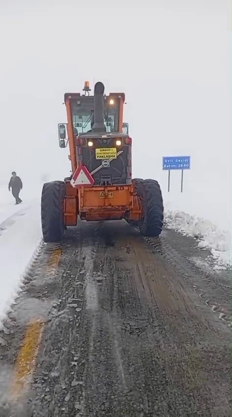 İspir’de temmuz ayında kar sürprizi
