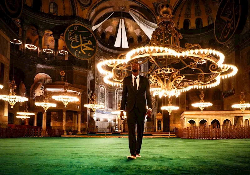 Tammy Abraham, Ayasofya Camii’ni ziyaret etti
