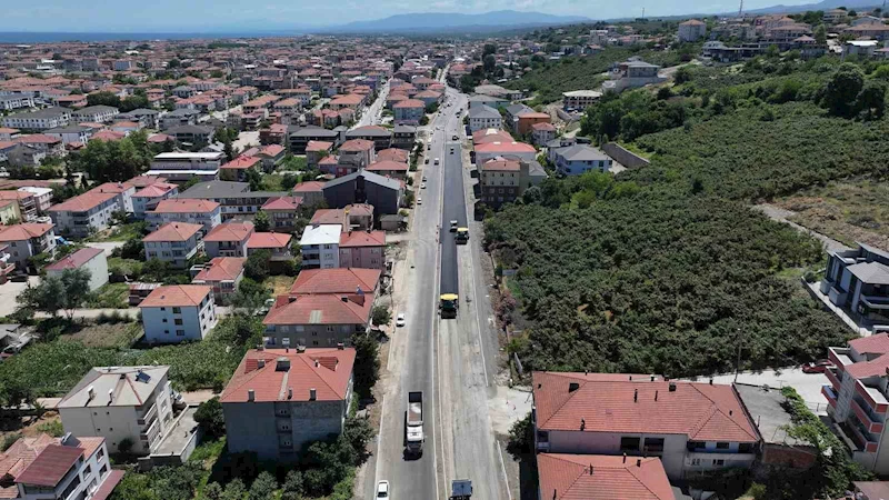 Karasu’nun en işlek güzergahı yepyeni bir yüze kavuşuyor
