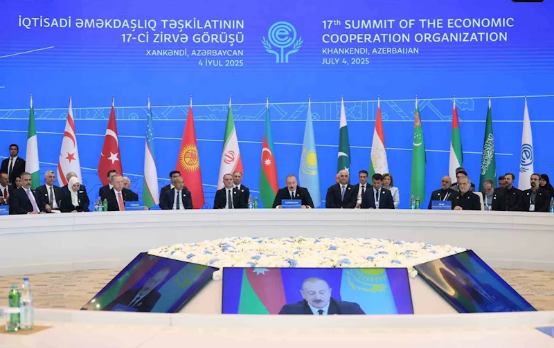 Ekonomik İşbirliği Teşkilatı 17. Zirvesi, Azerbaycan’ın Hankendi şehrinde başladı
