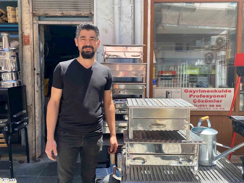 Son zamanlarda meydana gelen yangınlar mangal satışlarını etkiledi
