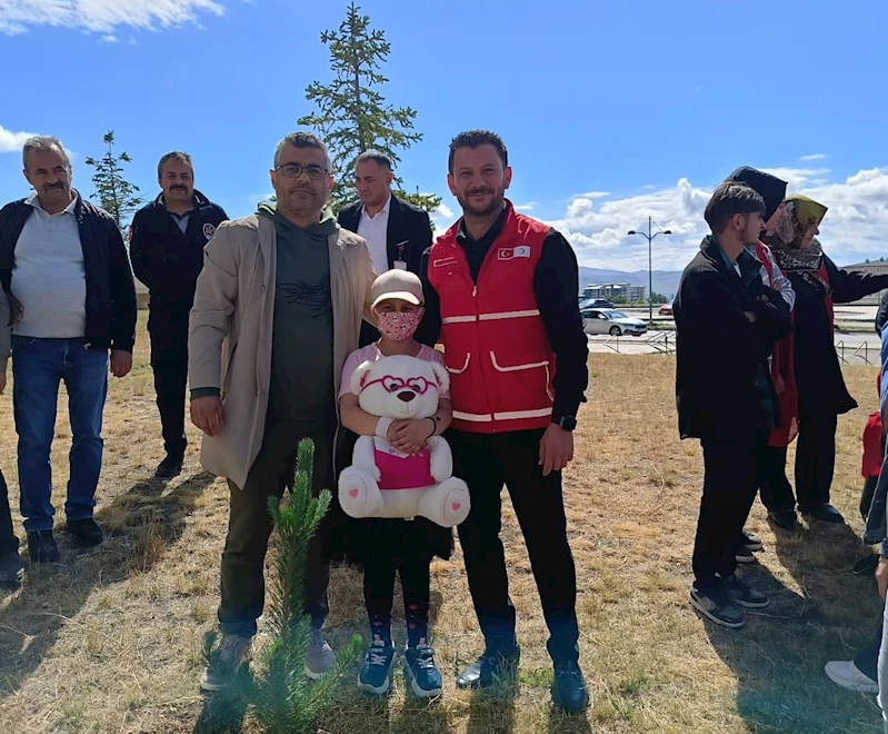 Tuana’nın fidan hayali gerçek oldu
