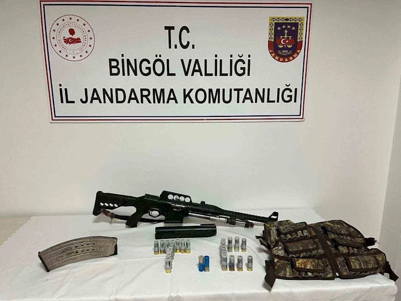Bingöl’de 2 adet tüfek ele geçirildi
