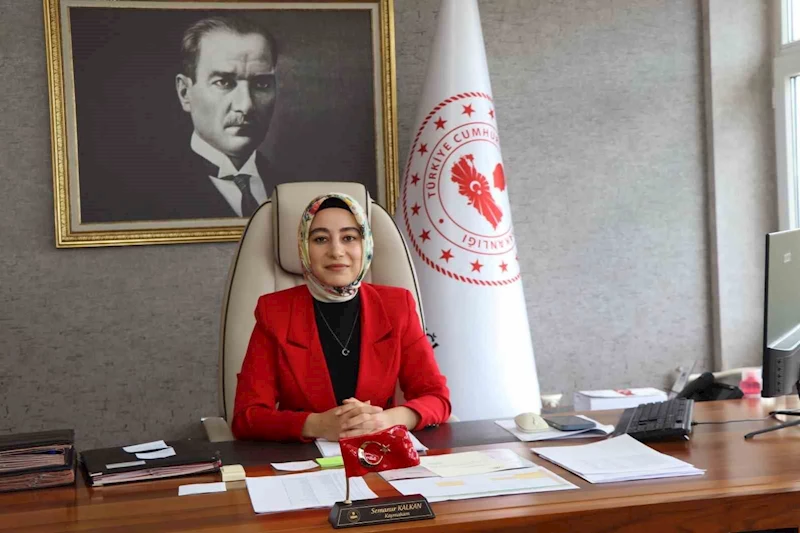 Olur’da bir ilk: Kaymakam Semanur Kalkan göreve başladı

