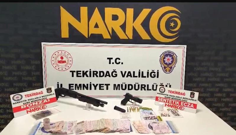Tekirdağ’da uyuşturucu operasyonu 10 kişi tutuklandı
