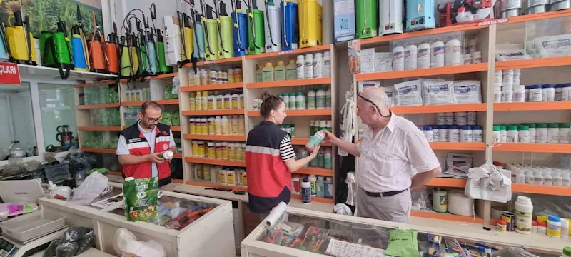 Simav’da bitki koruma ürünü bayilerinde denetim
