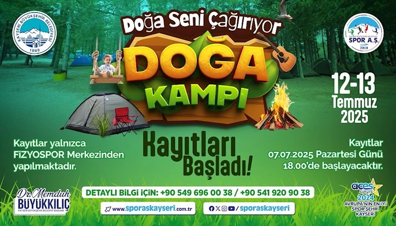 ’Doğa Seni Çağırıyor’ Doğa Kampı’na kayıtlar başladı
