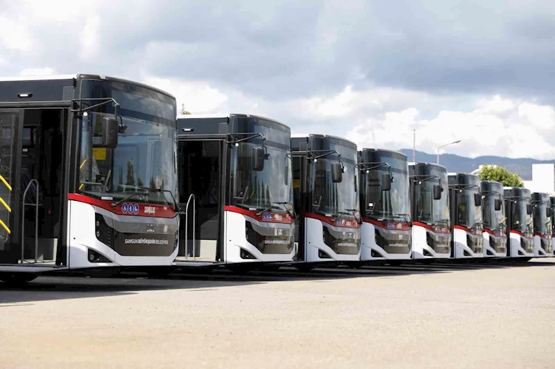 Samsun’da toplu ulaşım güçleniyor
