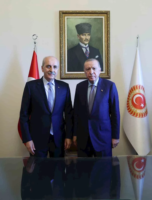 Cumhurbaşkanı Erdoğan’dan Numan Kurtulmuş’a ziyaret
