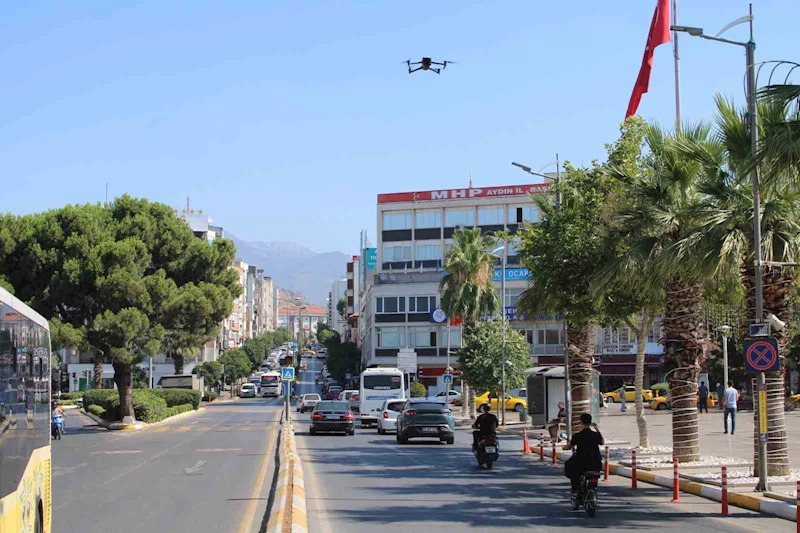Aydın’da drone destekli asayiş ve trafik denetimi yapıldı
