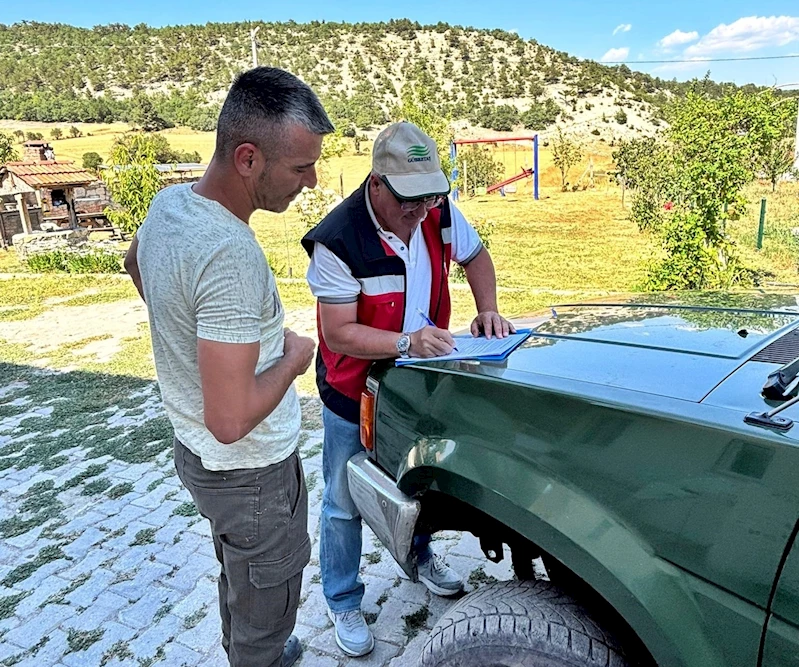 Kütahya’da çiftçilere 2025 yılı ÇKS askı icmalleri dağıtıldı

