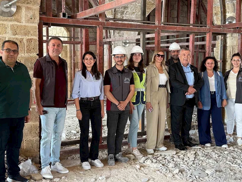 Gazimağusa Heyeti, Mersin’in Kent Mirası Projelerini yerinde inceledi
