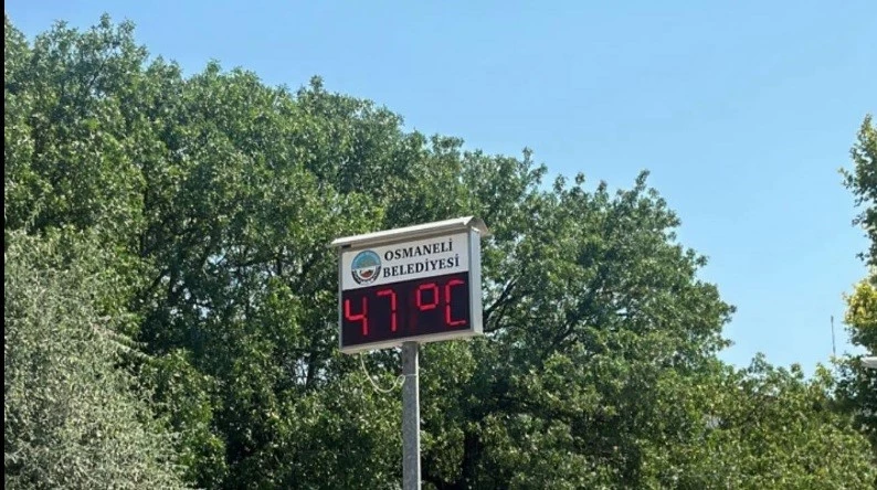 Termometreler 47 dereceyi gösterdi
