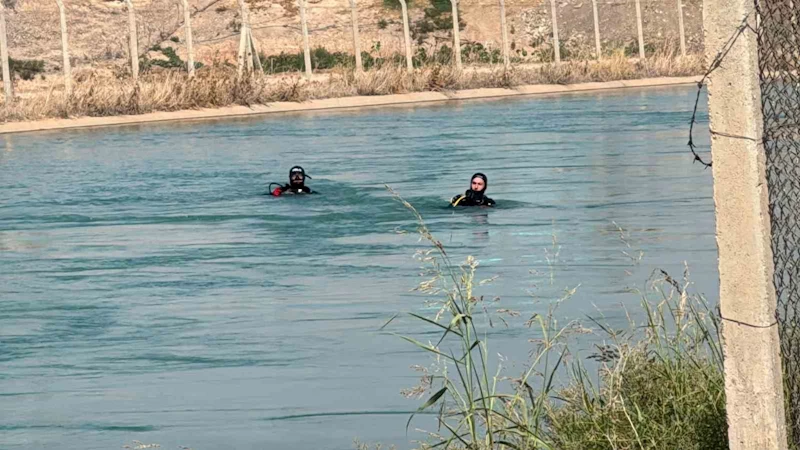 Sulama kanalında akıntıya kapılan genç için arama çalışmaları başlatıldı
