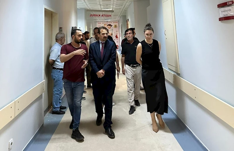 Cizre Devlet Hastanesi Başhekimi saha denetimine çıkıp, sorunları yerinde inceledi

