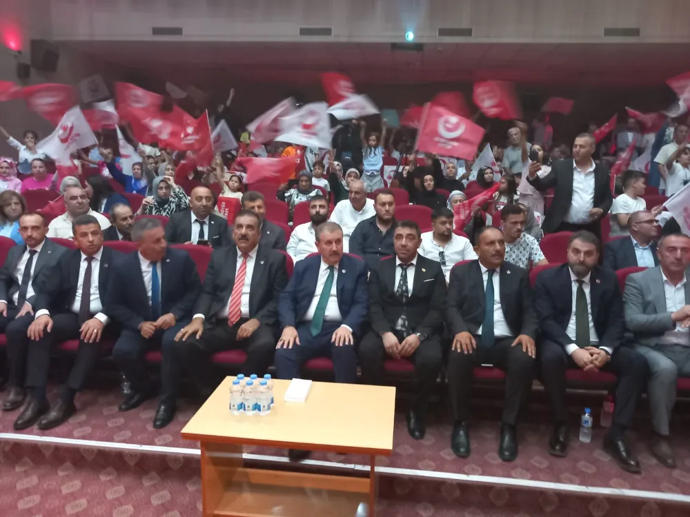 BBP Genel Başkanı Destici, Develi İlçe Kongresi’ne katıldı