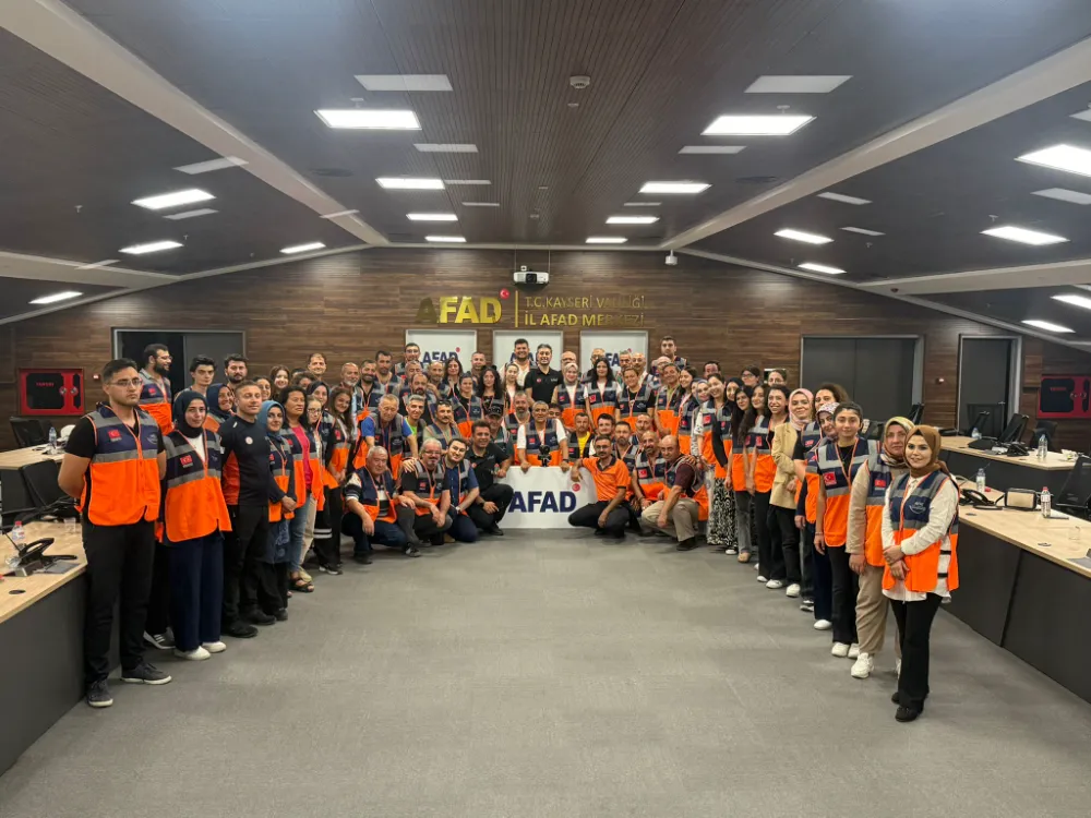 AFAD Kayseri İl Müdürlüğü’nden KBRN eğitimi