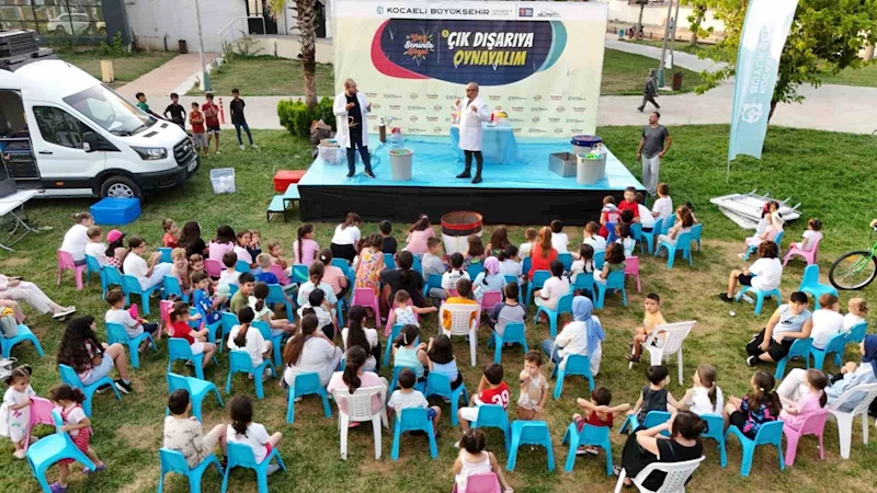 Kandıra’da çocuklar doyasıya eğlendi
