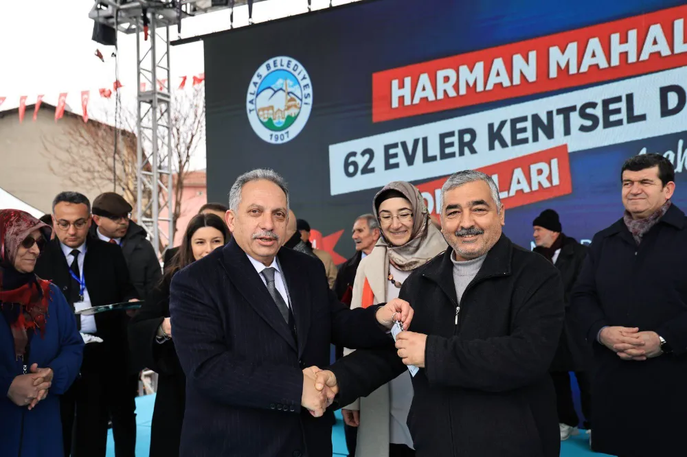 Talas’ta kentsel dönüşüm hız kesmeden sürüyor