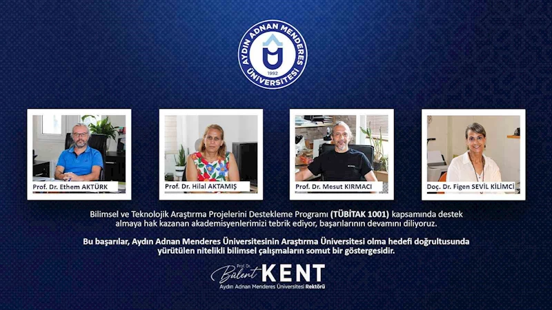 ADÜ’lü akademisyenlerden önemli başarı
