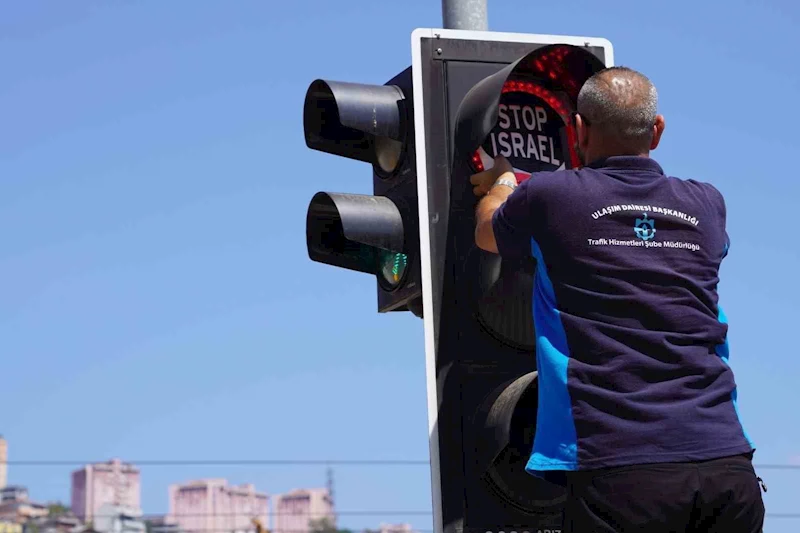 Trafik ışıklarına yerleştirilen 