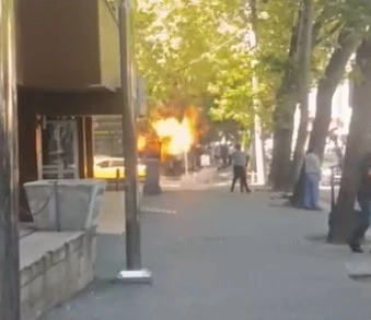 Elektrik panosunun patlaması sonucu çıkan yangın paniğe sebep oldu
