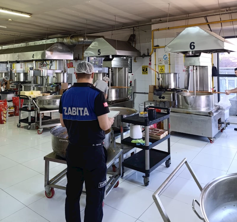 Zabıtadan pastane, tatlıcı ve dondurmacılara denetim
