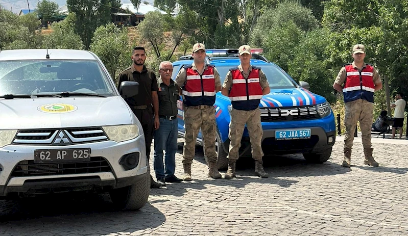 Tunceli’de jandarma ekiplerinden orman yangınları için anonslu uyarı
