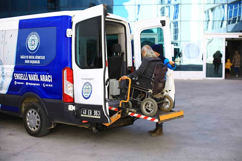 Hasta ve engelli naklinde 100 taşımaya ulaşıldı
